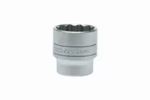 Teng Tools M120534-C 1/2" Drive - Regular 12pt Metric 34mm Socket
