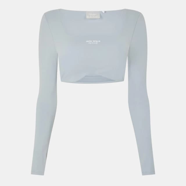 Jack Wills LS Contour Top - Grey Grey 8