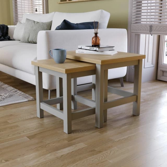 Lassic Vida Designs Arlington Nest Of Tables Grey unisex Multi