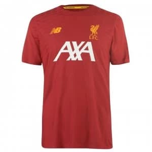 New Balance Liverpool Pre Match Shirt 2019 2020 Mens - Red Pepper