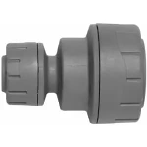 Polypipe - polyplumb reducing coupling 22MM x 10MM - Grey