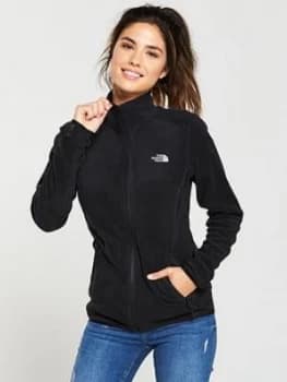 The North Face 100 Glacier Full Zip Black Size 2XL Women