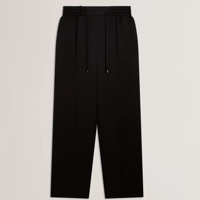 Ted Baker Ted Satin Wide Leg Trouser Black female 6 (2X)
