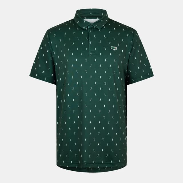 Lacoste Mens Short-Sleeve Performance Polo Shirt Sinople/Flour male XS