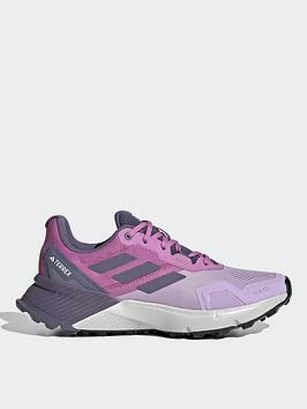 Womens trail running shoes adidas Terrex Soulstride RAIN.RDY Violet Female 38