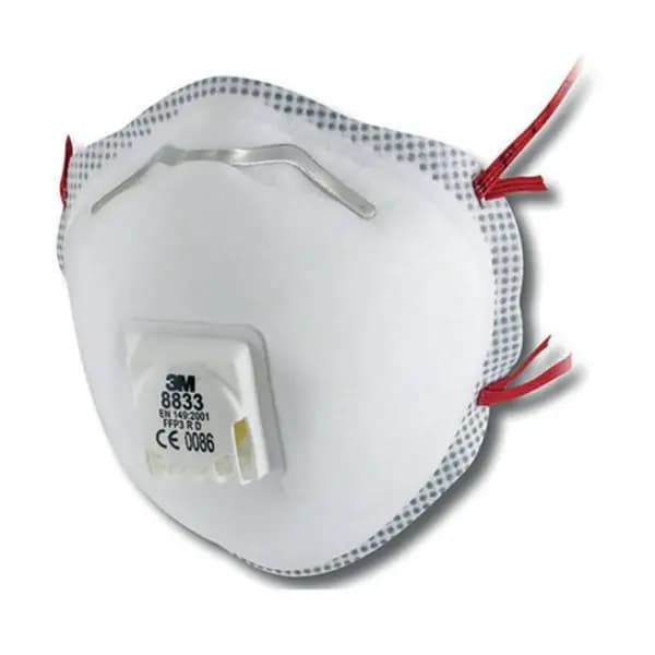 3M 3M 8833 Mask Ffp3V (Pack of 5) 3M8833SP