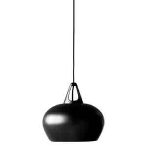 Belly 29cm Dome Pendant Ceiling Light Black, E27