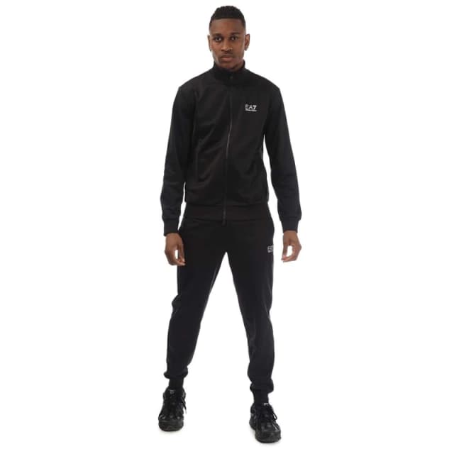 EA7 Logo Zip Tracksuit Black S
