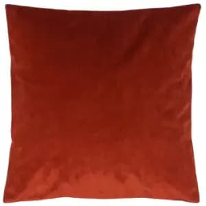 Camden Micro-Cord Corduroy Cushion Brick, Brick / 30 x 50cm / Polyester Filled