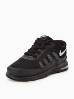 Nike Air Max Invigor Infant Trainers - Black/Grey, Size 7