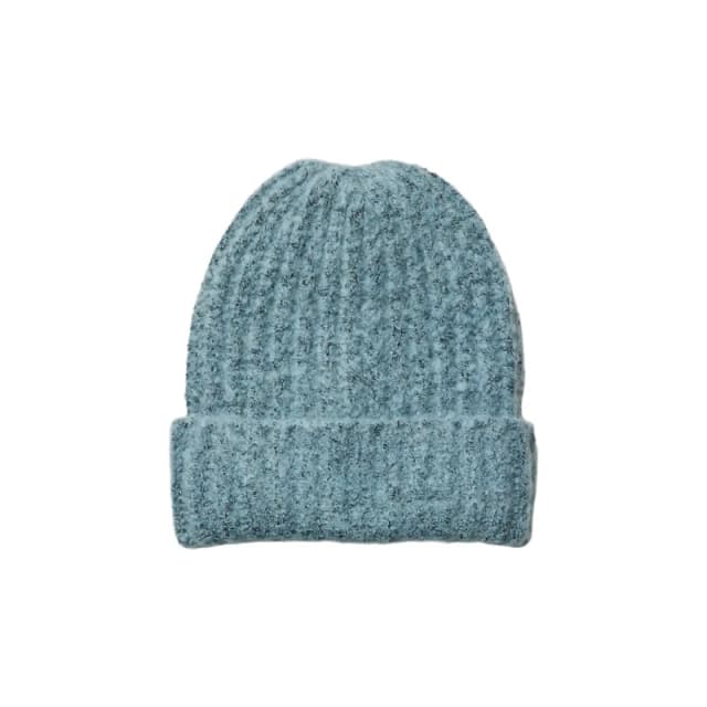 Pieces Pieces Pyron Structured Womens Beanie Bleu Female TU