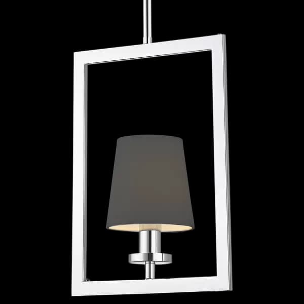 London Wire Frame Pendant Ceiling Light Silver, E14