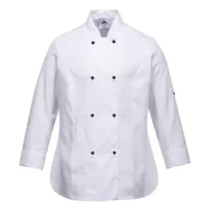Portwest Ladies Rachel Chefs Jacket White 2XL