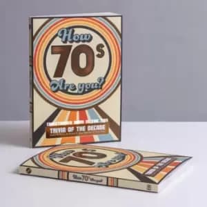 Personalised How '70s Are You? Trivia Book