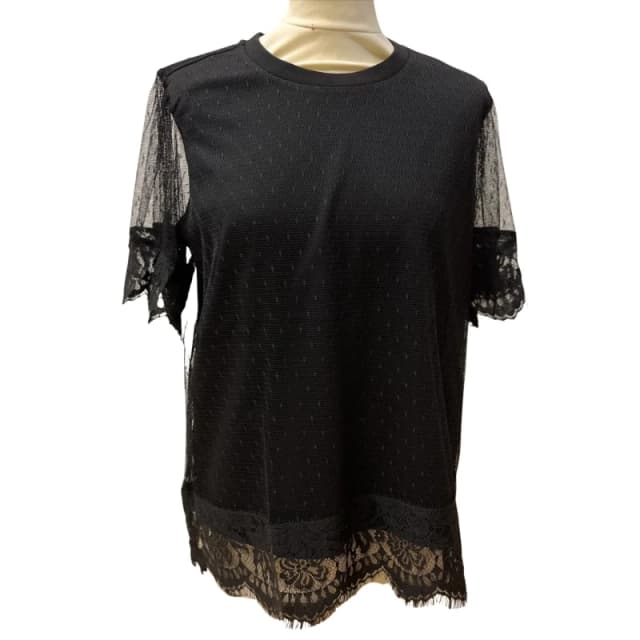 Twinset Womens T-Shirt Twinset Noir Female S