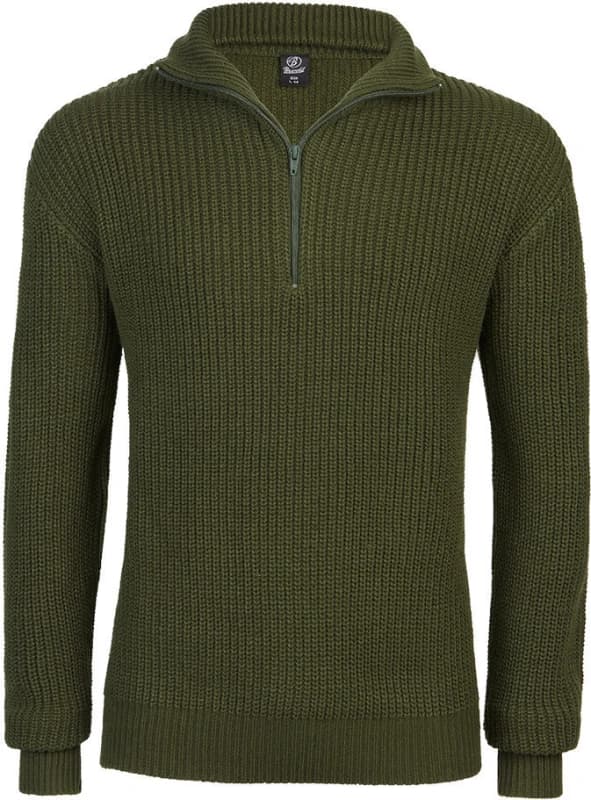 Brandit Marine Troyer Knit jumper olive 4XL Men