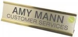 Q Connect Custom Door/desk Plate 250x50