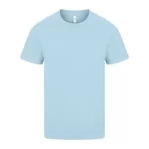 Casual Classic Mens Ringspun Tee (S) (Light Blue)
