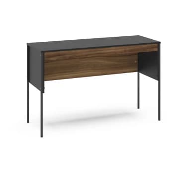 Opus Study Desk Walnut & Black
