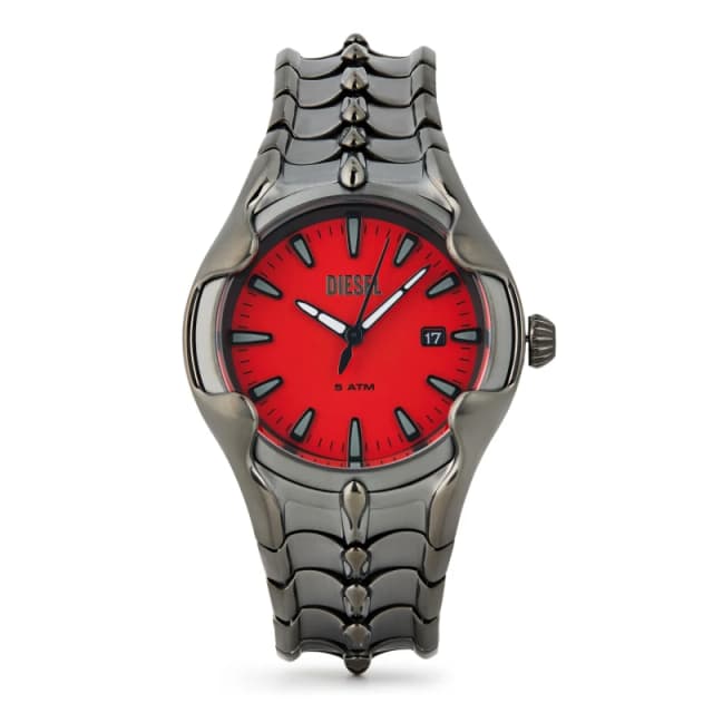 Diesel DZ2199 Mens Vert (44mm) Red Dial / Gunmetal Watch