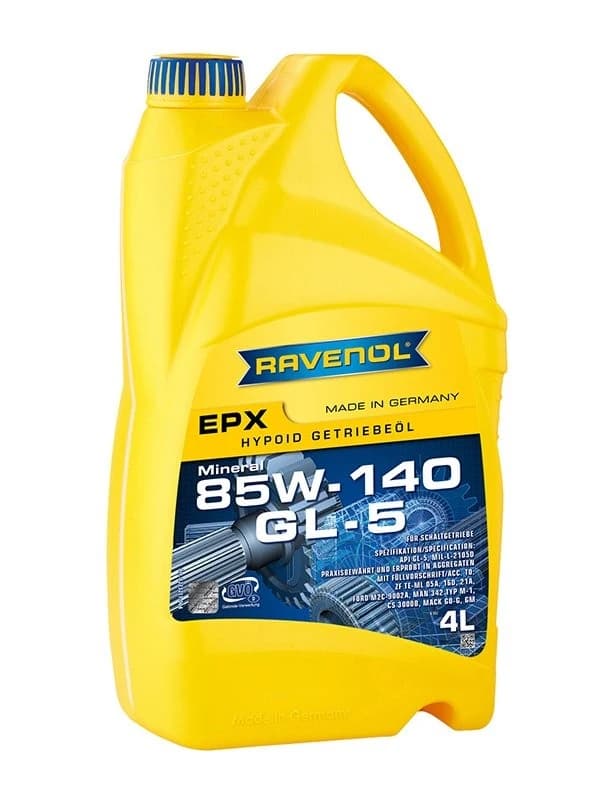 RAVENOL 1223211-004-01-999 Axle Gear Oil 85W-140, 4l, API GL-5 Axle Gear Oil (3226)