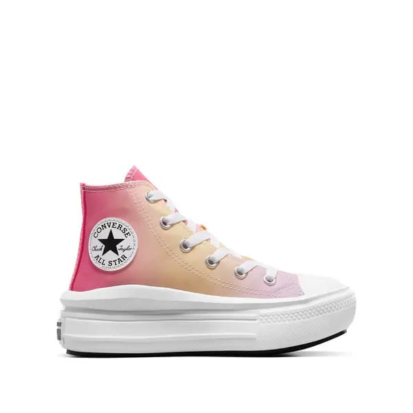 Kids All Star Move Hi Hyper Brights Canvas High Top Trainers