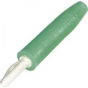 Straight blade plug Plug straight Pin diameter 2mm Green Schn
