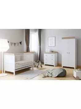 Little Acorns Classic 2 Tone 3 Piece Furniture Set - White/Oak