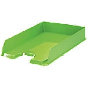 Rexel Letter Tray Choices Plastic Green 25.4 x 35 x 6.1 cm
