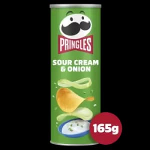 Pringles Sour Cream & Onion Crisps 165g