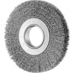 PFERD HORSE round brush uncoated 180 x 40 mm wire thickness 0.3mm With hole + adapter set AK 32-2 43701239