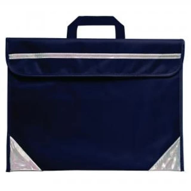 Duo Unprinted Book Bag Navy