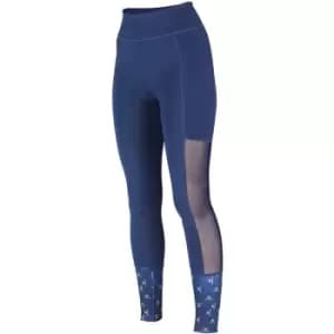 Aubrion - Womens/Ladies Elstree Mesh Horse Riding Tights (m) (Navy) - Navy