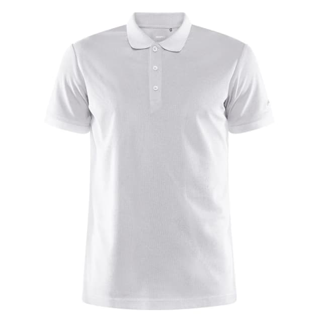 Craft CRAFT Men Core Unify Polo Shirt in White Size: Small White S Male 5063377069785