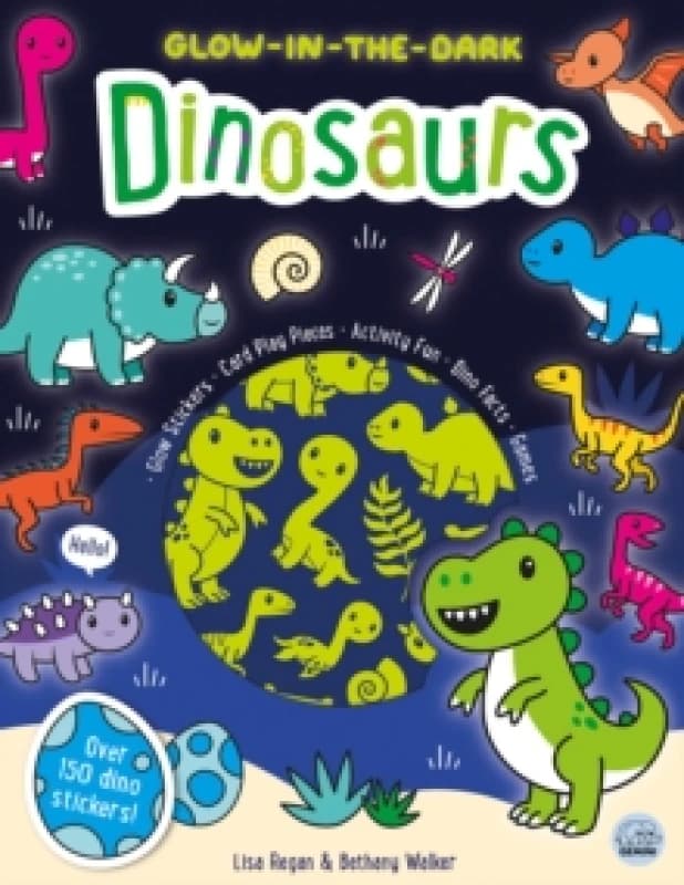 Glow-in-the-Dark Dinosaurs Sticker Activity Book Paperback / softback