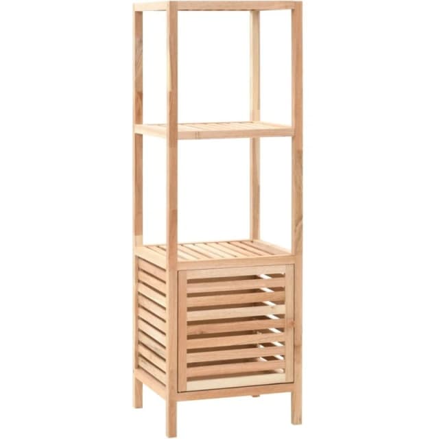 VIDAXL Bathroom Storage Cabinet Solid Walnut Wood 39.5x35.5x123cm vidaXL 8718475715085