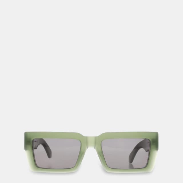 Off White Moberly Square Sunglasses Olive Green unisex One Size