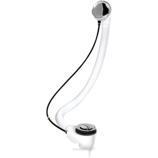 NUIE Nuie - Modern Extended Bath Pop Up Waste with Overflow - Chrome ea333