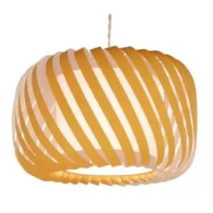 Village At Home Ribbon Pendant Shade - Ochre