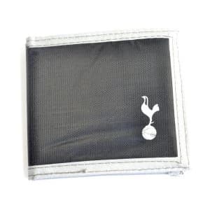 Spurs Multi Pocket Black Canvas Crest Wallet
