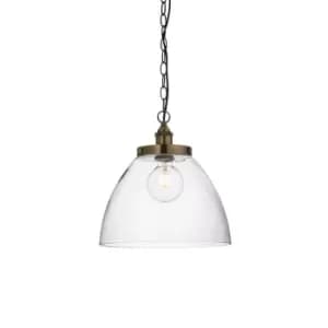 Hansen Grand Dome Ceiling Pendant Antique Brass