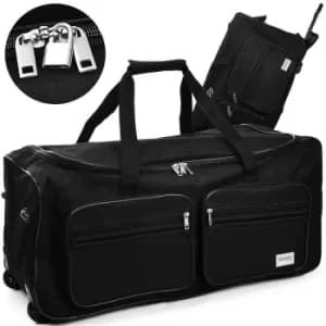 Wheeled Holdall Black 85L