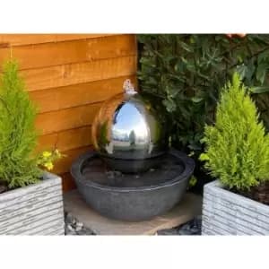 Tranquility Water Features - Sphere & Resin Base Solar Powered Water Feature