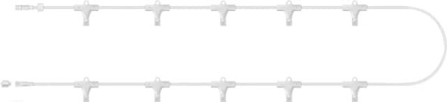 EAGLE-CON Easy-Connect 10 Way Multi Splitter Connectors Rubber Cable - Black ELV-674088