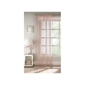 Tyrone Textiles Ltd - Pandora Voile Panel 140cm x 137cm, Blush