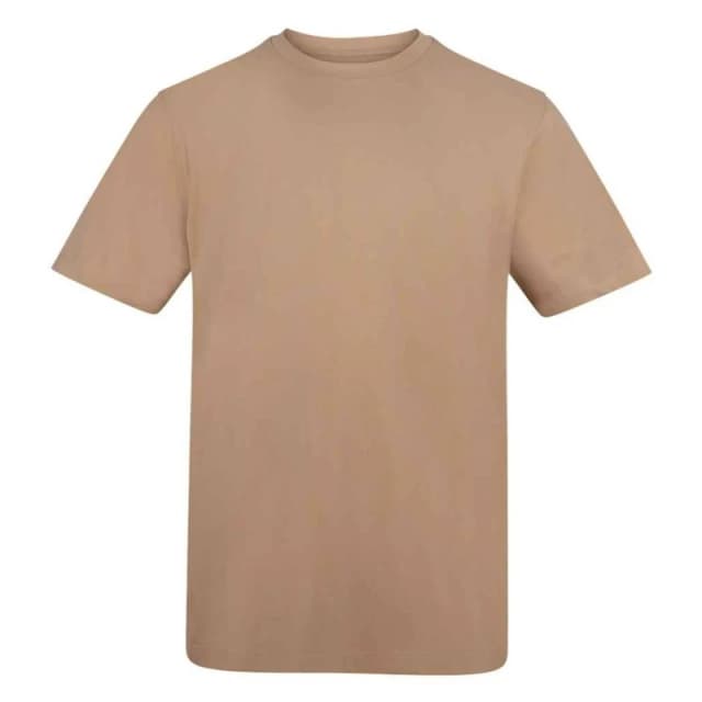AWDis AWDis Men 180 T-Shirt in Light Brown Size: Small Light Brown S Male 5063703683777