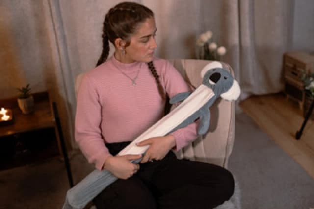 2L Long Hot Water Bottle With Cover - Koala