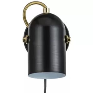 Nordlux Lotus Single Spotlight Black, Brass, E14