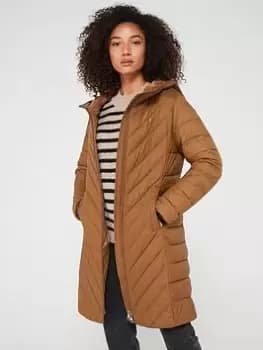 BOSS Pinolo Padded Coat - Beige, Beige, Size 10, Women