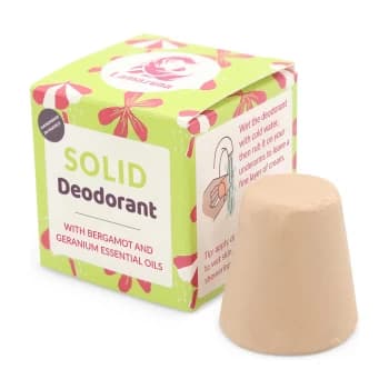 Lamazuna Bergamot and Geranium Solid Deodorant 30g